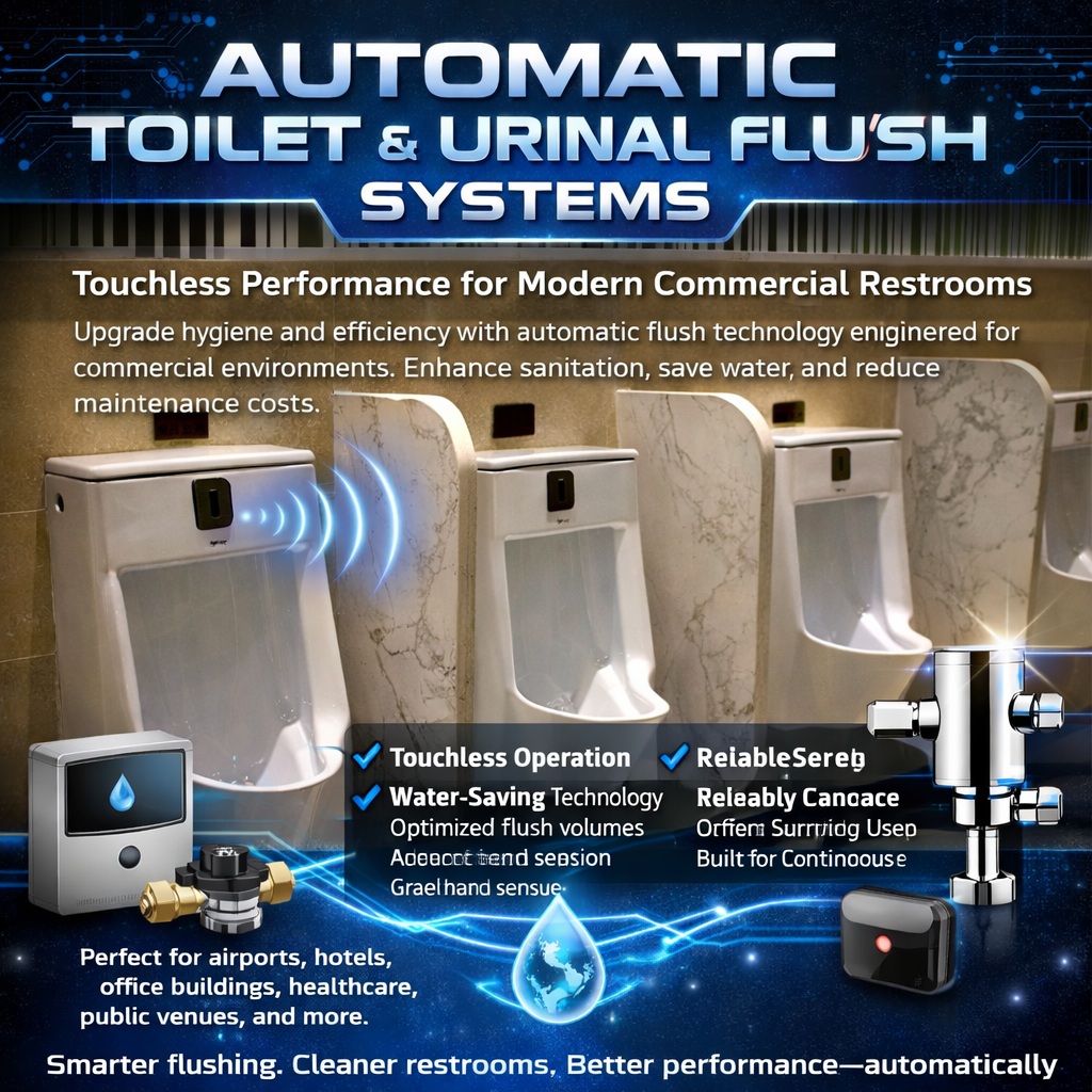 Automatic Toilet and Urinal Flush Systems